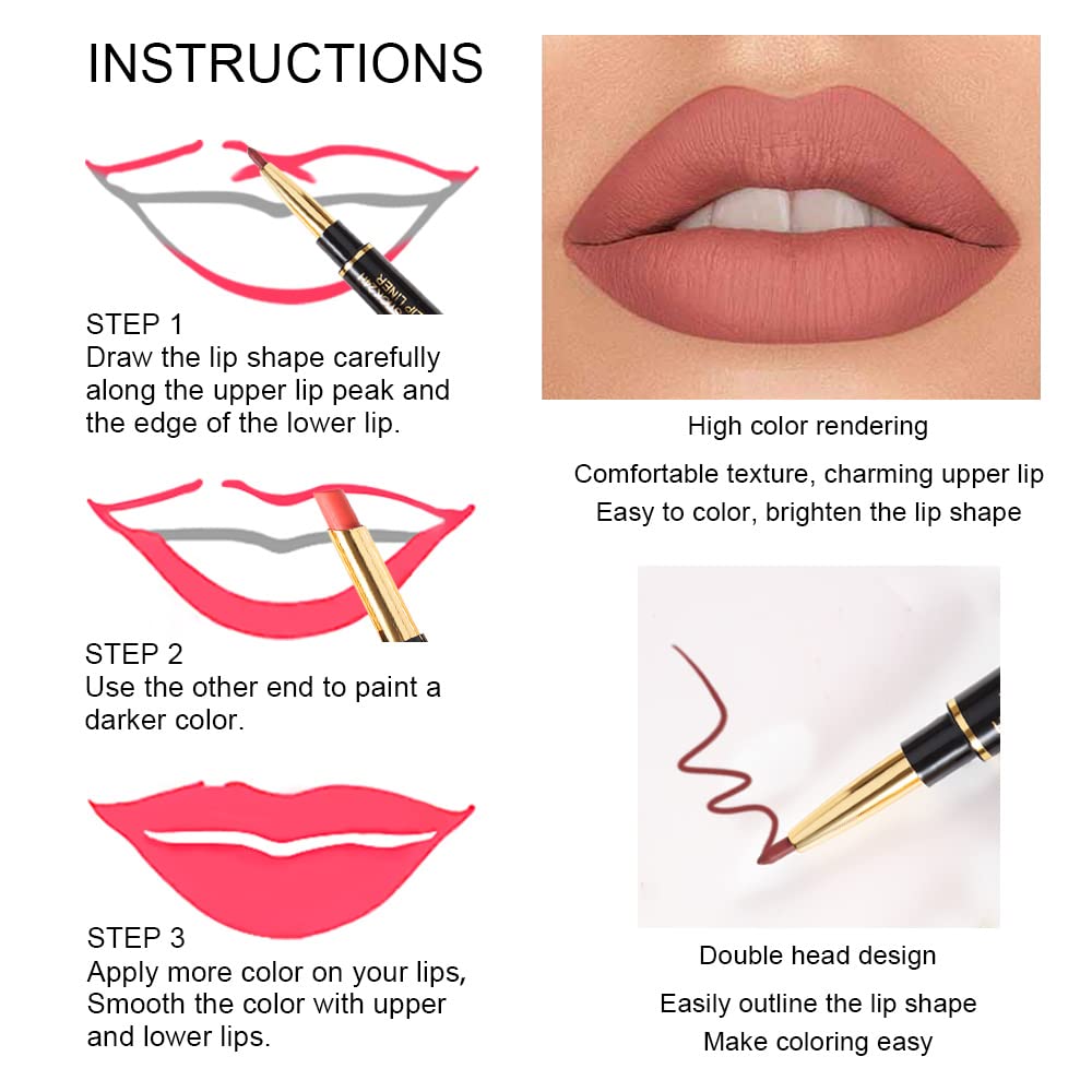Lunive™ | 2-in-1 Lipstick & Lipliner