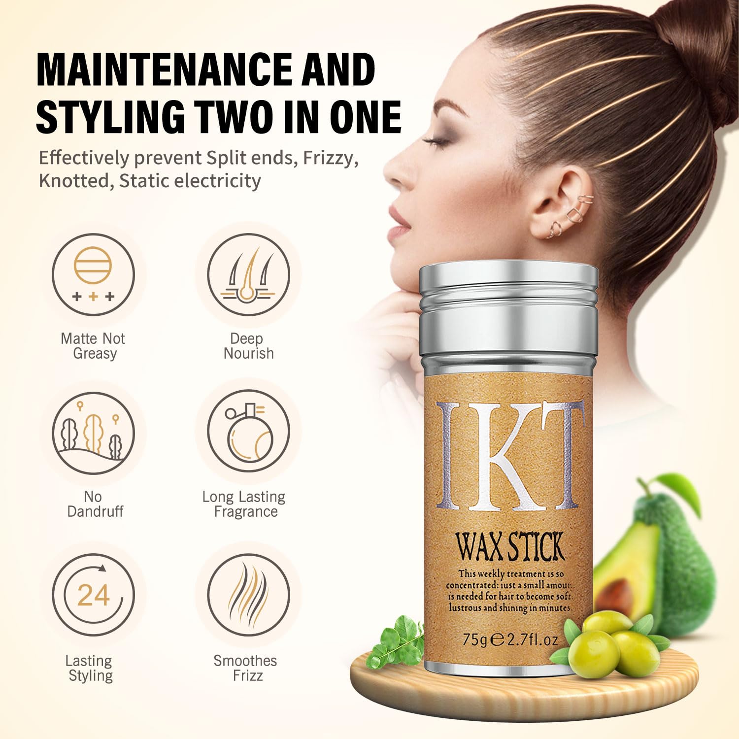 Lunivé™ | SmoothSeal Styling Wax Stick