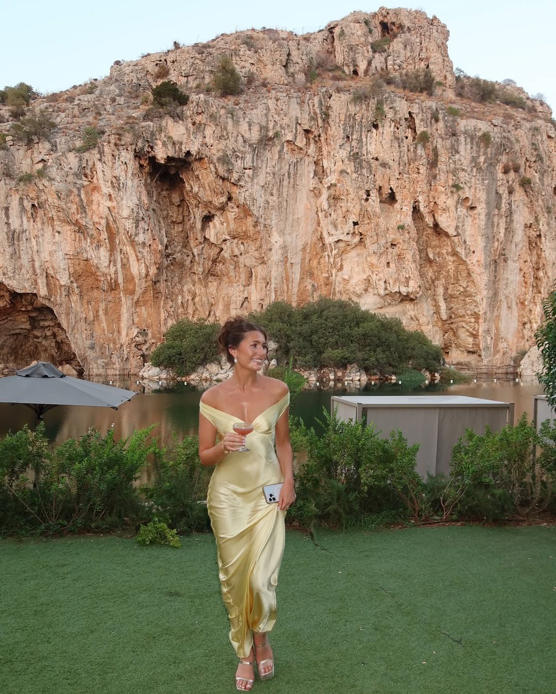Lunivé | Satin Backless Maxi Dress
