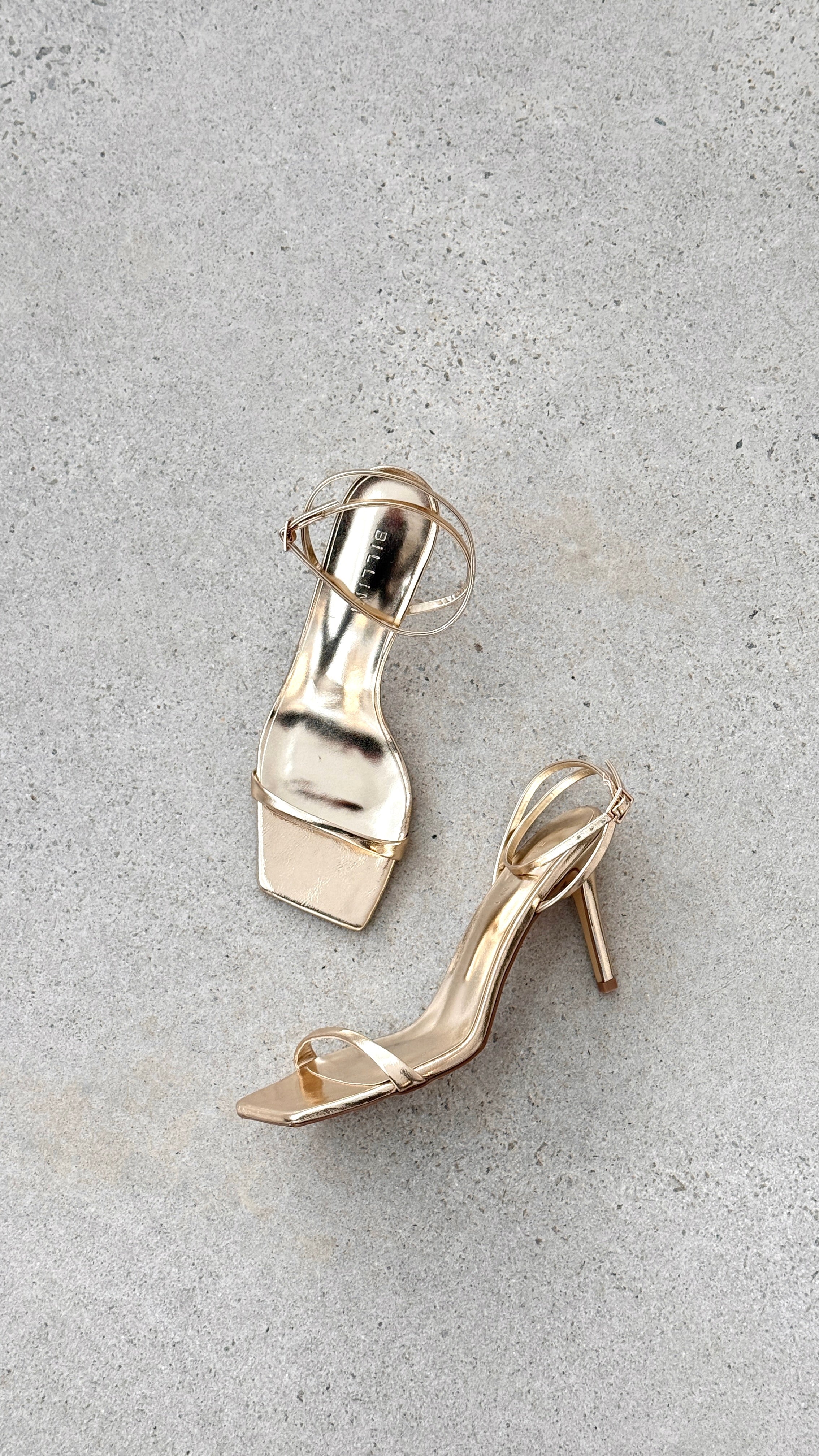Lunivé | Umaira Heel - Gold Metallic
