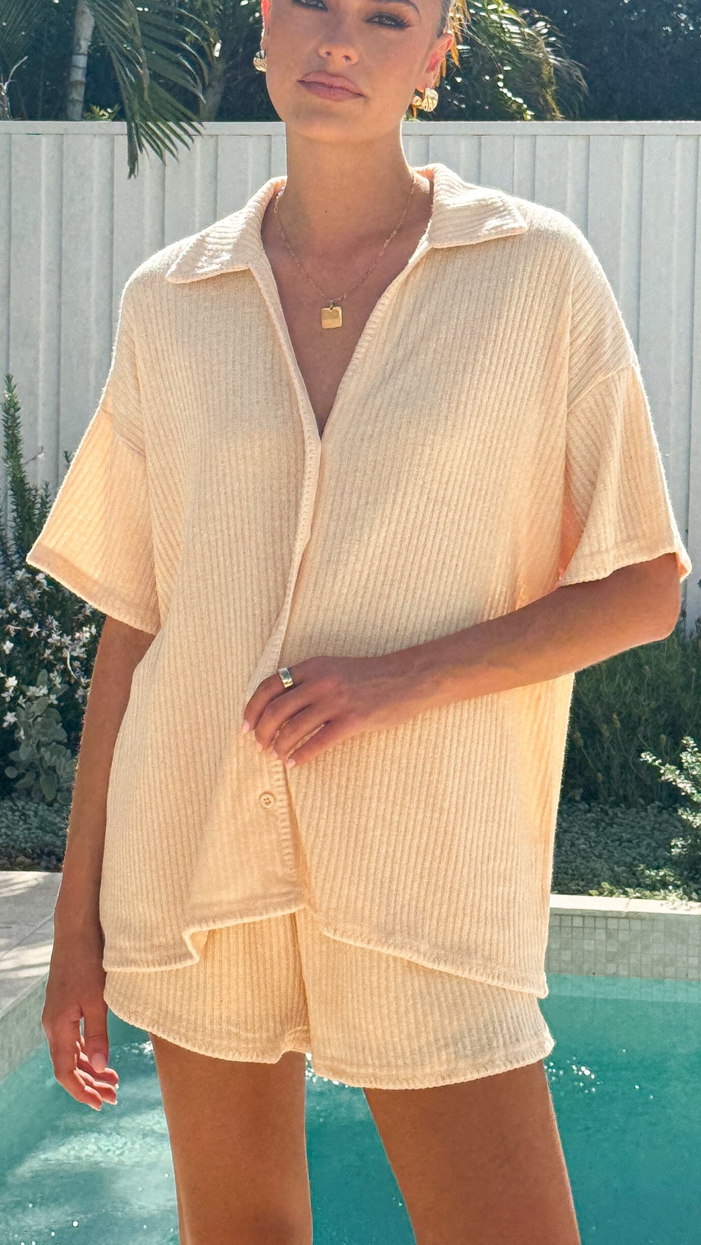 Lunivé | Eden Knit Top and Shorts Set