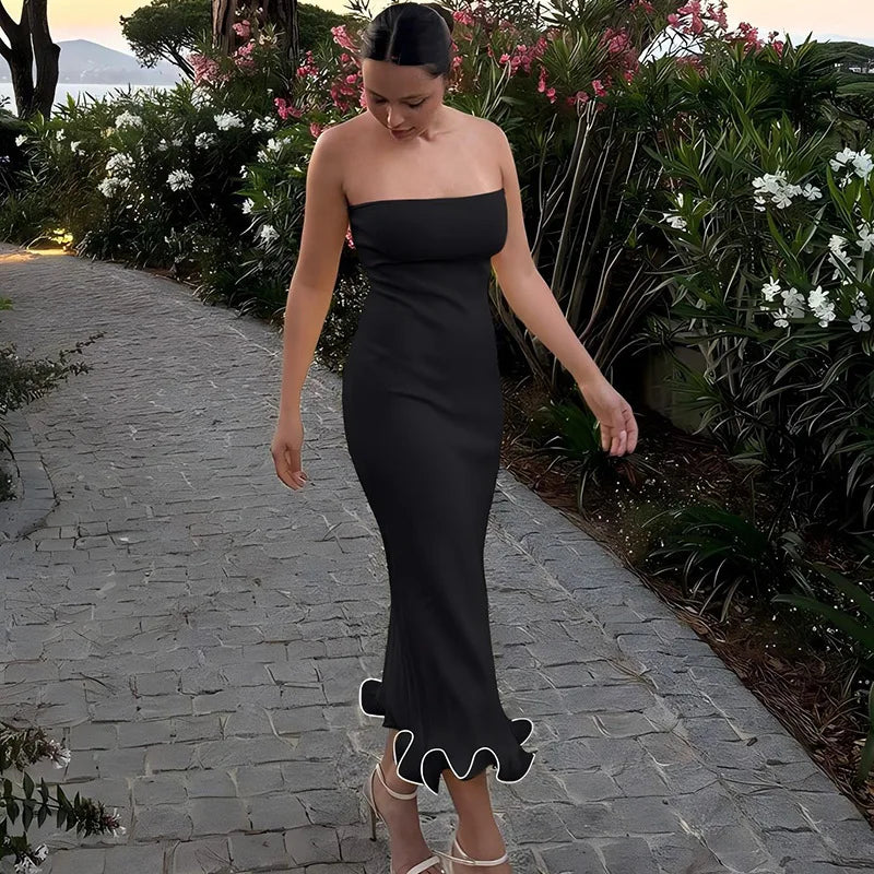 Juliette | Elegant Bandeau Dress